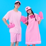 노는게좋아 핑크비버 반티 세트(상의기준) | 캐릭터 유니폼 반티 체육대회 학교반티