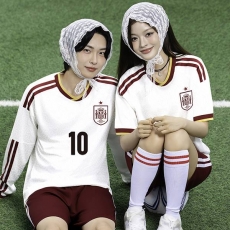축구반티 F6462 스페인 어웨이 축구유니폼[4XL 빅사이즈 가능]