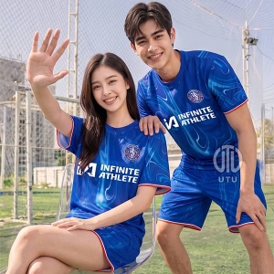 UTU106 첼시 홈 선수용 쟈가드 축구복 반팔 상하 세트[4XL 빅사이즈 가능]
