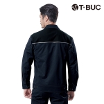 티뷰크 TB-1341J/P TR 스판 사철 작업복 상하세트 | 차콜 근무복 단체복