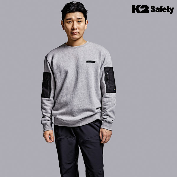K2 세이프티 기모 베이직 긴팔 티셔츠 TS-F6201