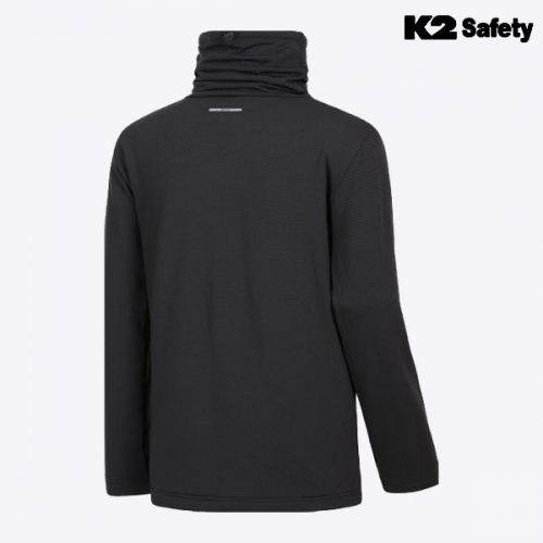 K2 세이프티 경량 기모 하이넥 긴팔 티셔츠 TS-F6202