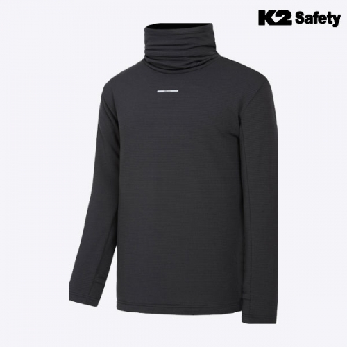 K2 세이프티 경량 기모 하이넥 긴팔 티셔츠 TS-F6202