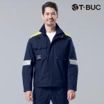 티뷰크 TBS-FR01J/P FR 코어맥스 방염 상하복 | 사계절 안전 작업복