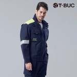 티뷰크 TBS-FR01J/P FR 코어맥스 방염 상하복 | 사계절 안전 작업복