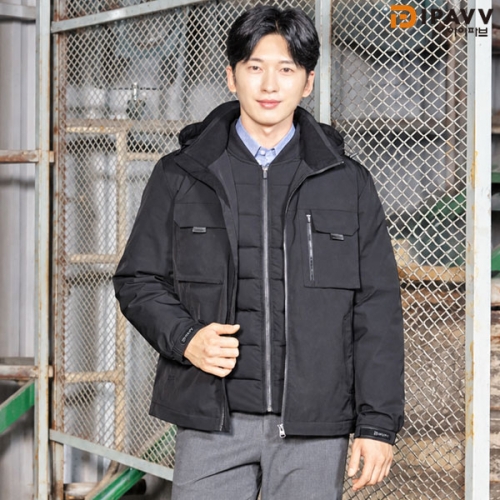 아이파브 3WAY 겨울 방한 웰론 내피 점퍼 WM-J6601 동계 작업복