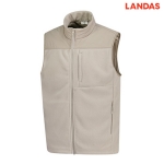 랜더스(LANDAS) 우븐 패치 플리스 베스트 단체조끼 JV50W