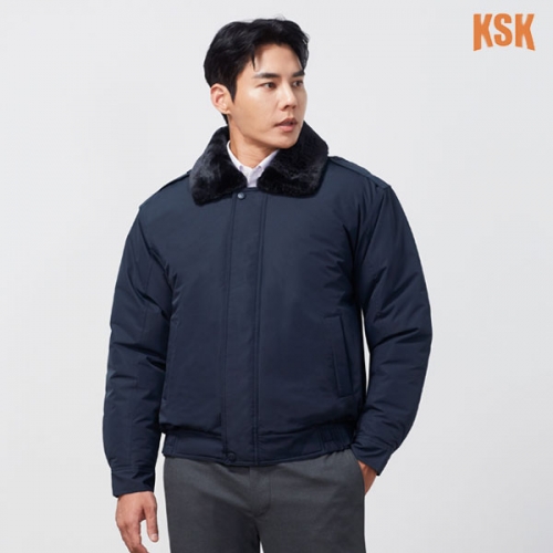 경신코리아 겨울 방한점퍼 내피분리형 털카라 작업복 근무복 자켓 KSK917