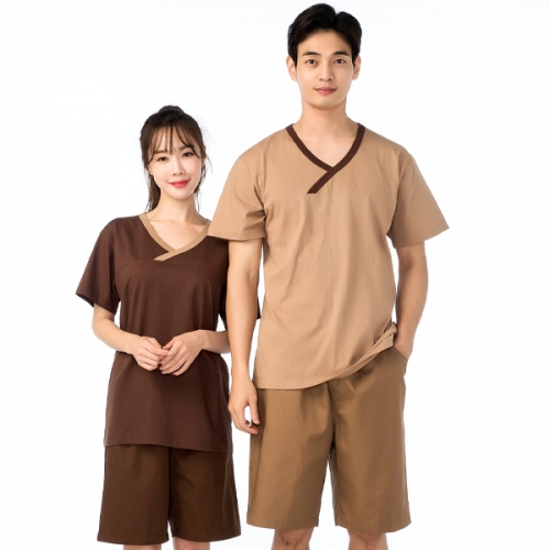 찜질복 126/127 SET | 찜질방옷 사우나복 온천복 단체복 제작