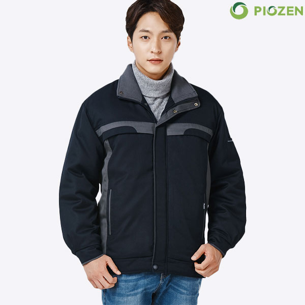 피오젠 겨울 작업복 잠바 동계 근무복 점퍼 PW-J300