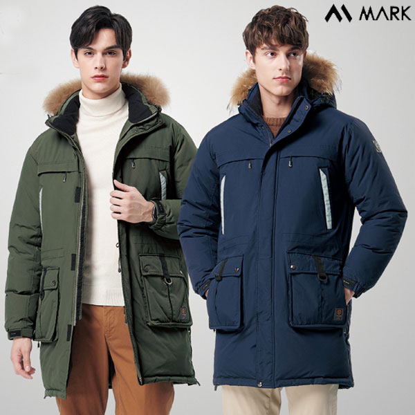 마커 프리미엄 라쿤털 웰론 패딩점퍼/롱파카 MK-4031~4032