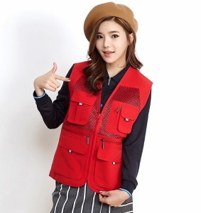 왕망사 회사 현장 작업용 조끼 여름 작업복 제작 LD-450