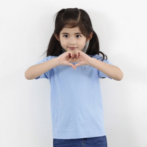 SH-19 30수 아동 면티 성인 라운드 반팔 티셔츠 (어린이 단체티제작 유치원 초등학교 초등학생 반티 학급티 여름성경학교)