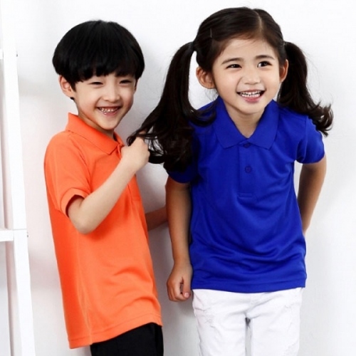 쿨론 아동~성인 카라 단체복 반팔 티셔츠 SP-160 (초등학교 학급티 유치원 어린이 단체티)