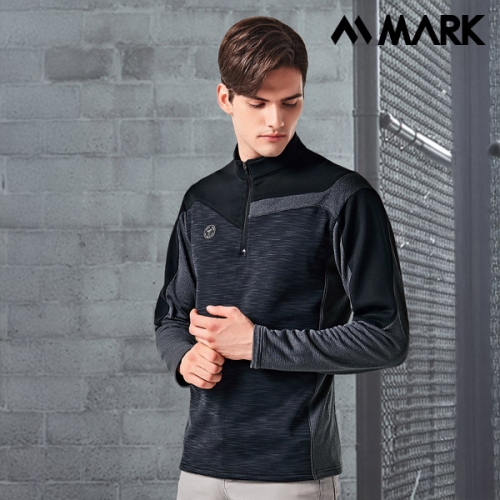 마커 겨울 단체티셔츠 선염 기모 반집업티 MT-6081 - 6082