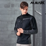 마커 겨울 단체티셔츠 선염 기모 반집업티 MT-6081 - 6082