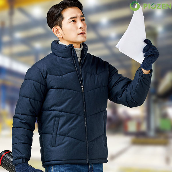 피오젠(PIOZEN) 헤링본 웰론 겨울 작업복 점퍼 PW-J162