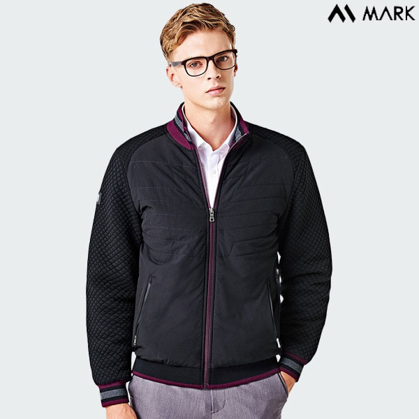 마커 자가드 시보리 패딩 점퍼 MK-2041~2042