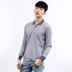 쿨티셔츠 기능성 긴팔 라인 배색 카라티 MJ-7342 - 7344(반팔 가능)
