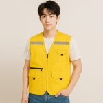 안전조끼 야광띠 단체조끼 야간 현장 작업복 유니폼 제작 MC12