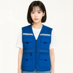 망사조끼 단체조끼 여름 현장 작업복 유니폼 제작 MC11