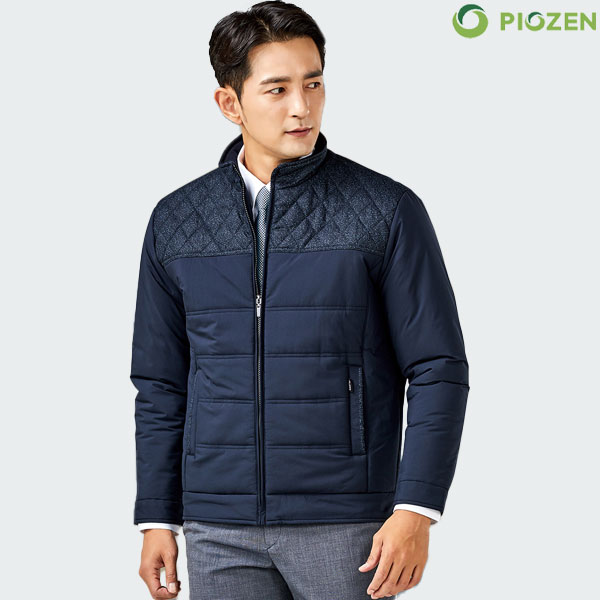 피오젠(PIOZEN) 다이아몬드 퀼팅 겨울 작업복 근무복 점퍼 PW-J181