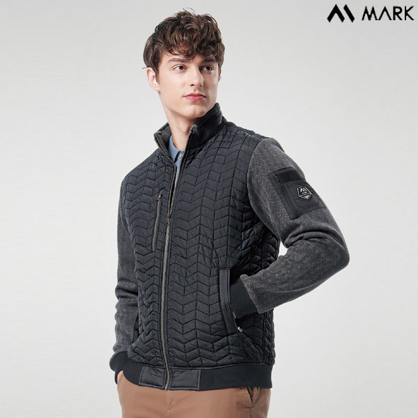 마커 헤링본 경량 패딩자켓 MK-2121