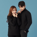 기모티셔츠 주문제작 겨울 목폴라티 SH-114