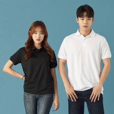 기능성 쿨 베이직 카우스 티셔츠 단체복 반팔 카라티 SH-71 (5XL 회사 단체티 여름 유니폼 맞춤 제작 가능)