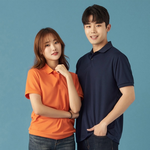 기능성 쿨 베이직 카우스 티셔츠 단체복 반팔 카라티 SH-71 (5XL 회사 단체티 여름 유니폼 맞춤 제작 가능)