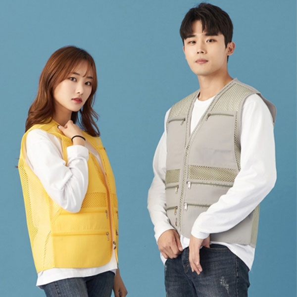 망사조끼 신저가 왕망사 단체복조끼 가성비 여름 현장 작업복 SH556