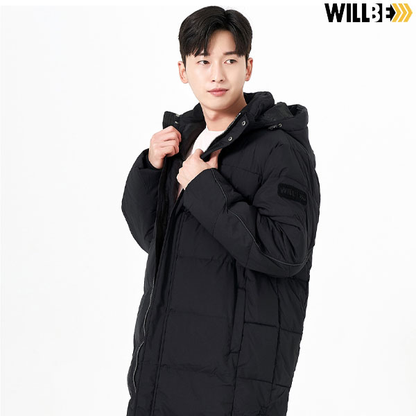 윌비(WILLBE) 남자 롱패딩 벤치코트 CT-701