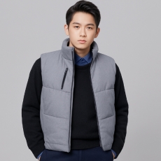 윌비 남자 퀼팅 패딩조끼 단체 주문제작 CT-804