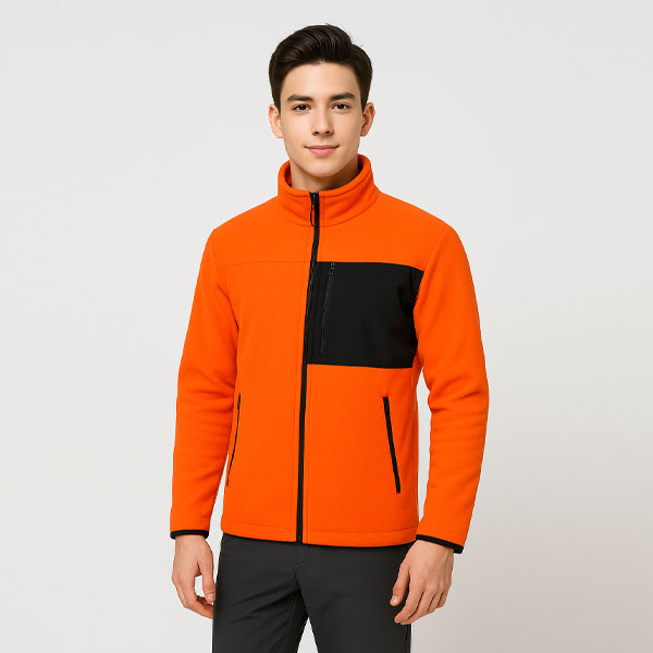 플리스 하이넥 집업 자켓 WM-J300