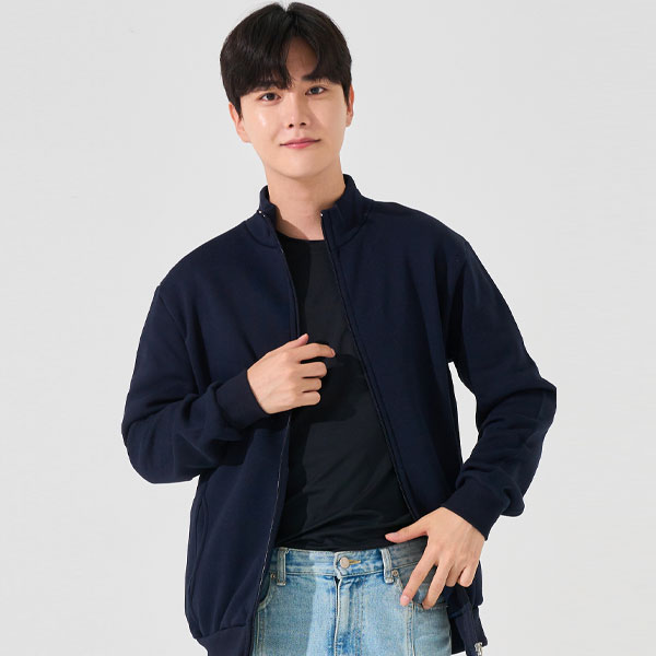 기모 오픈집업 후리스 자켓