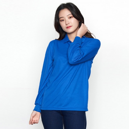 기능성 에어로쿨 베이직 솔리드 긴팔 단체티 티셔츠 유니폼 작업티 현장 작업복(반팔 제작 가능) SH-32