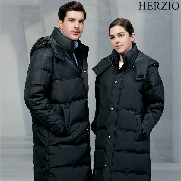 헤르지오 덕다운 롱패딩 점퍼 HZ-PK209