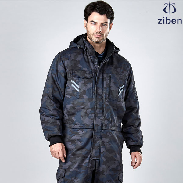 지벤 겨울 스즈키 일체형 작업복/정비복 ZB-S1896