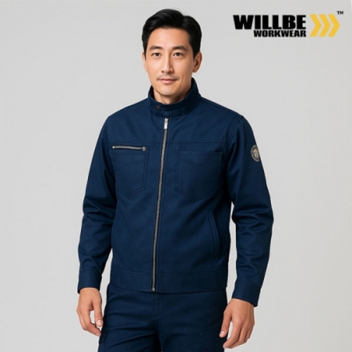 윌비(WILLBE) 스판 춘추 작업복 상의 PR-105