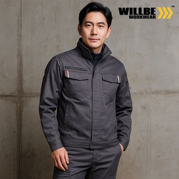 윌비(WILLBE) 스판 춘추복 작업복 상의 PR-106