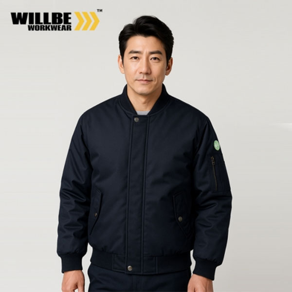 윌비(WILLBE) 겨울 작업복 시보리 점퍼 PR-704
