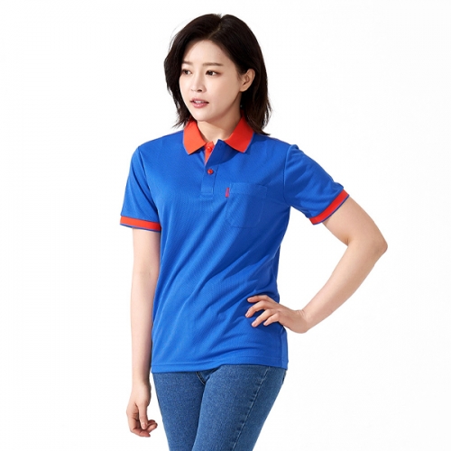 쿨렉스 배색 반팔 카라티셔츠 SH-57
