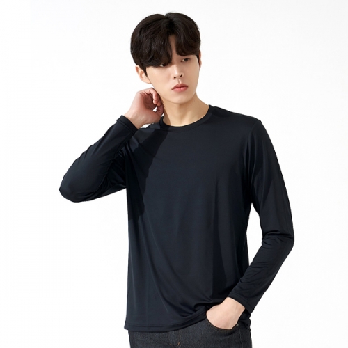 스판덱스 라운드 긴팔 티셔츠 SH-332(반팔 가능) 단체티 주문제작