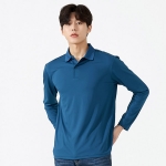 스판덱스 솔리드 긴팔 단체티 카라티셔츠(반팔 가능) SH-61