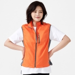 단체조끼 작업복조끼 폴달 배색 회사 단체복제작 SH578