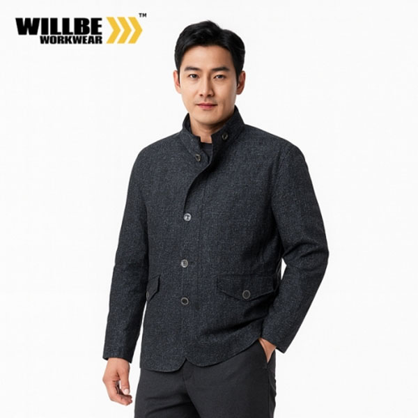 윌비(WILLBE) 에어 스판 자켓 작업복 근무복 점퍼 CT-303