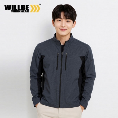 윌비(WILLBE) 집업 춘추 작업복 세트 PR-113