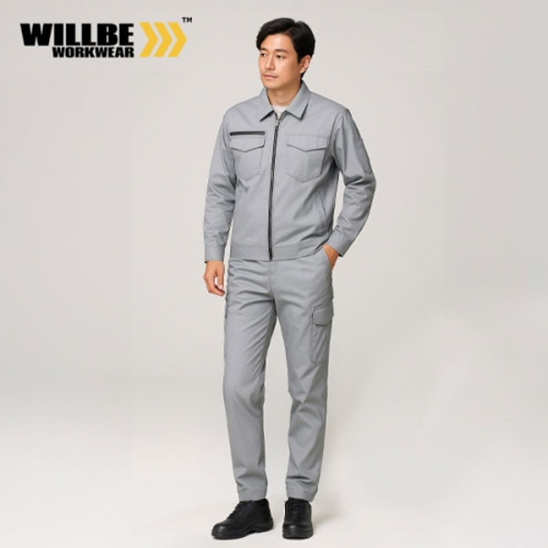 윌비(WILLBE) 스판 춘추복 작업복 세트 PR-107(상) PR-407(하)