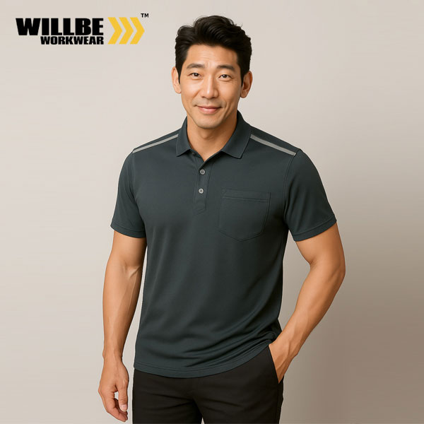 윌비(WILLBE) 쿨링 스판 작업복 티셔츠 반팔 작업티 CT-607~609