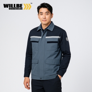 윌비(WILLBE) 스판 춘추 작업복 세트 PR-112(상의) PR-412(하의)